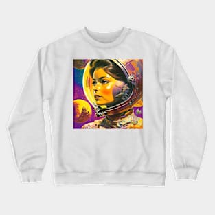 We Are Floating In Space - 11 - Sci-Fi Inspired Retro Artwork Crewneck Sweatshirt